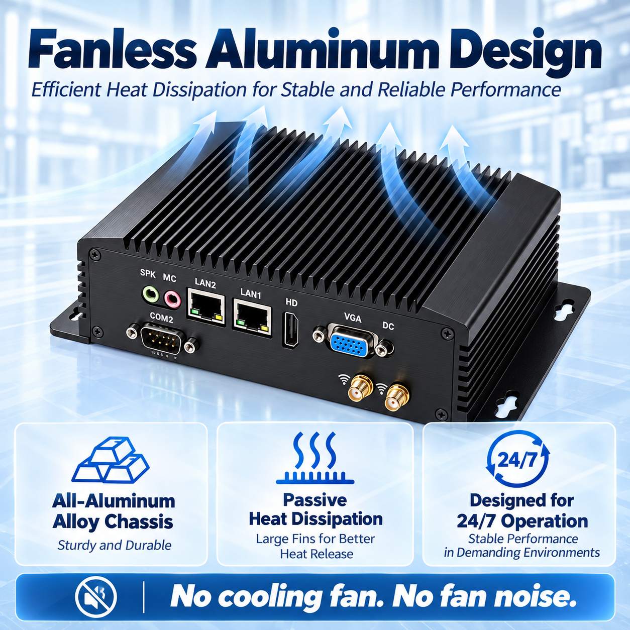  industrial mini PC with dual LAN for kiosk
