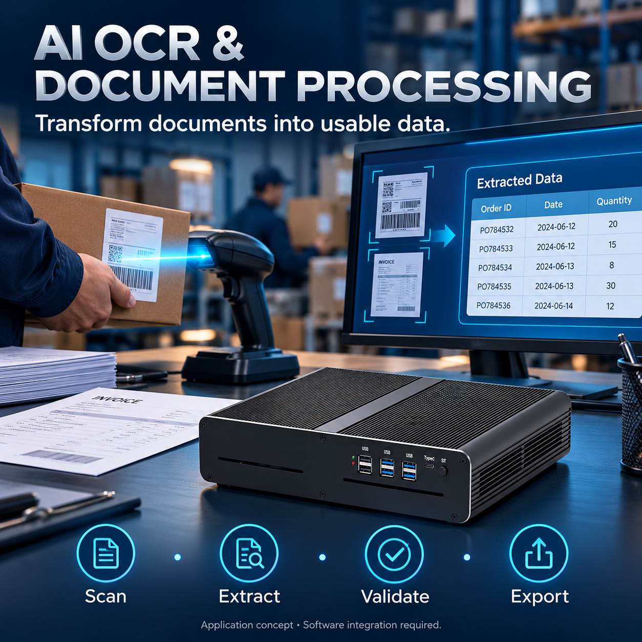 Mini Pc Ht230 For Intelligent Document Extraction