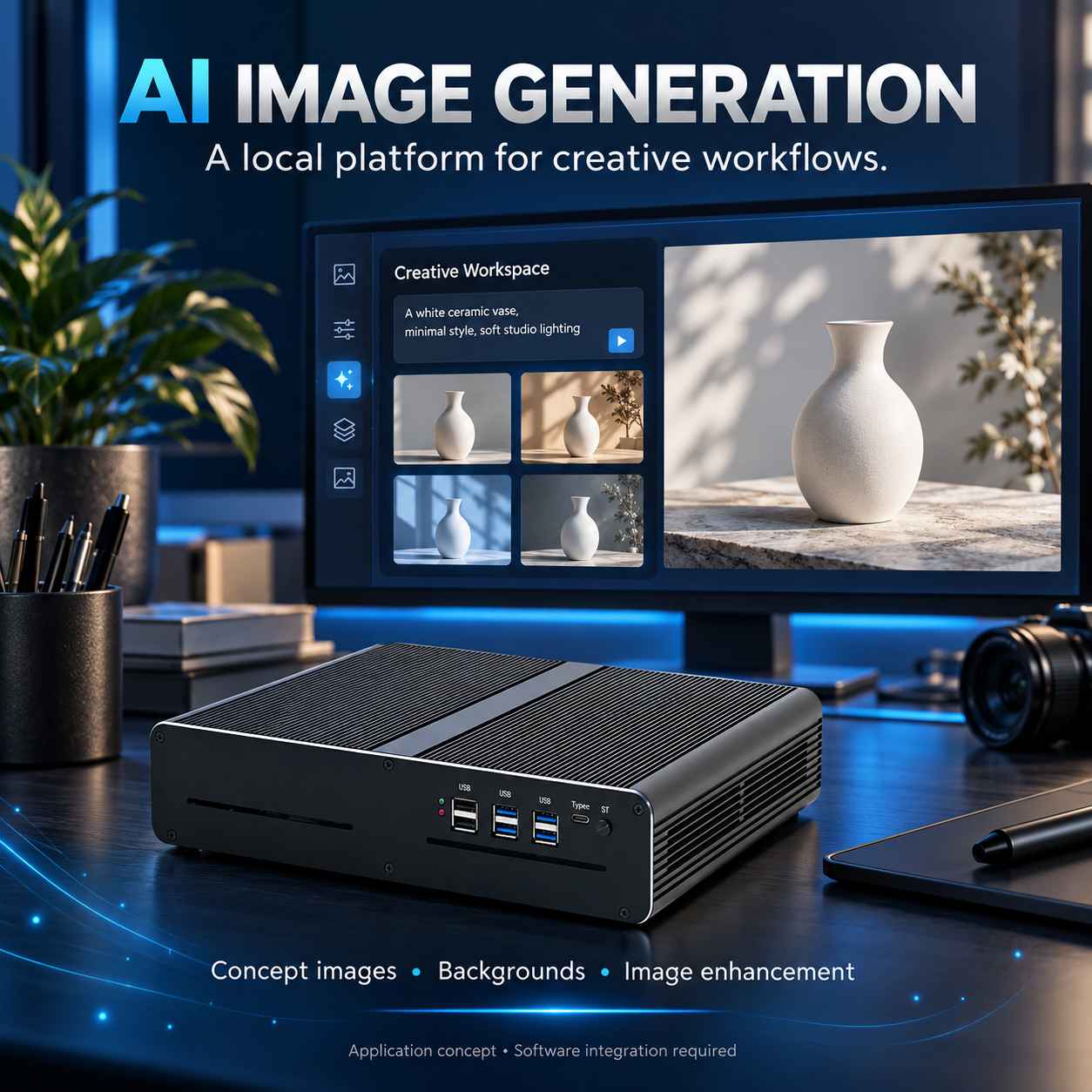Mini Pc For Ai Image Generation Creative Workbench