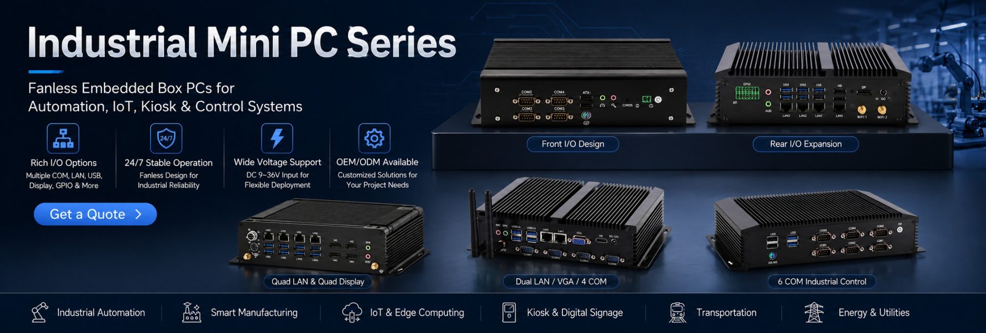 industrial mini pc manufacturer